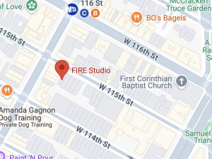 Fire studio location